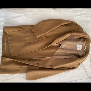 Wilfred Aritzia Virgin Wool beige Taupe Coat